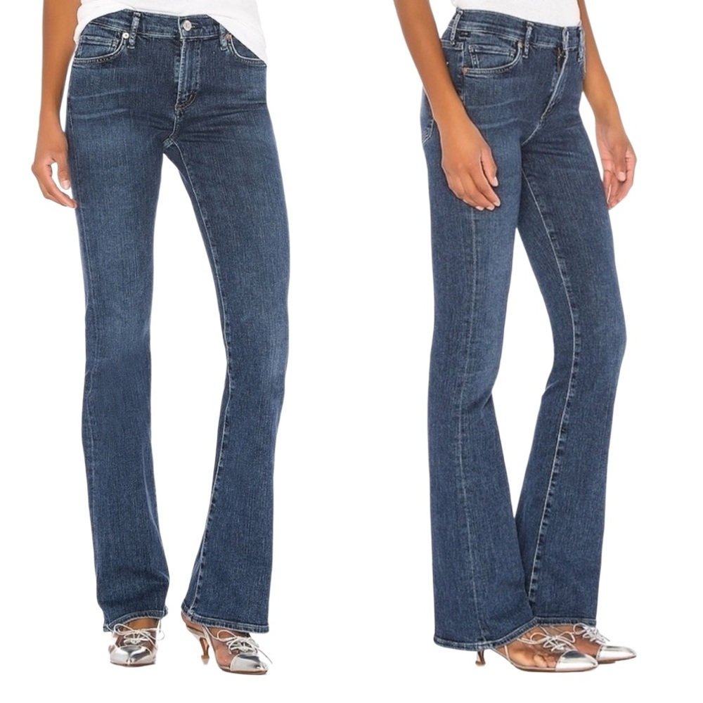 Citizens Of Humanity Dark Blue Boot Cut Jeans